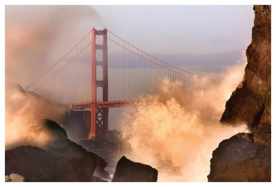 Wave, San Francisco Bay by Harold Davis Pricing Limited Edition Print image