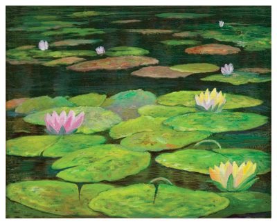 Lilly Pads I by Jerrie Glasper Pricing Limited Edition Print image