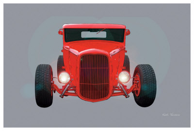 1932 Ford Custom Coupe by Keith Vanstone Pricing Limited Edition Print image