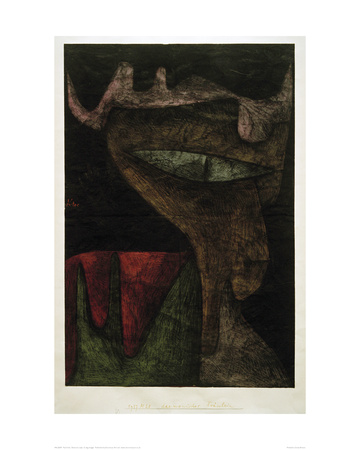 Demonic Lady by Paul Klee Pricing Limited Edition Print image