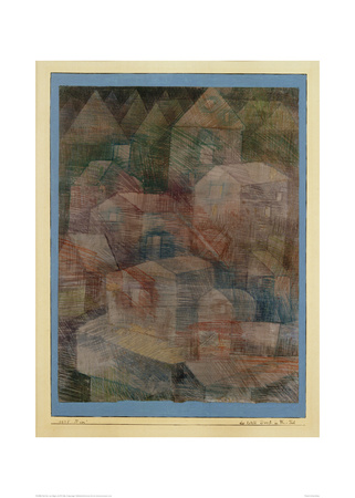 Last Village In The Ph Valley by Paul Klee Pricing Limited Edition Print image