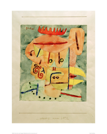 Mask - Lapul by Paul Klee Pricing Limited Edition Print image