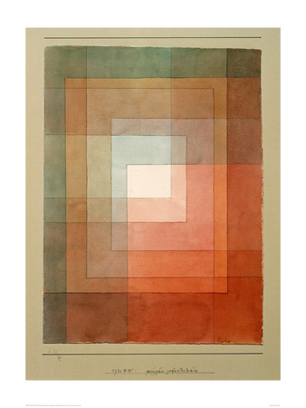 White Framed Polyphonically by Paul Klee Pricing Limited Edition Print image