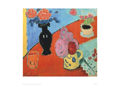 Still Life With Vase And Jug by Alexej Von Jawlensky Pricing Limited Edition Print image