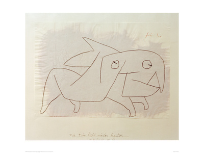 Animal Soon To Be Merry Again by Paul Klee Pricing Limited Edition Print image
