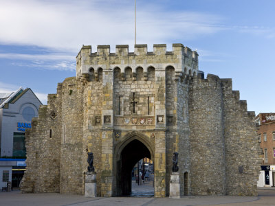 Bargate Marking The Entrance To The Medieval City Of Southampton, Hampshire, England, Uk by Adam Burton Pricing Limited Edition Print image