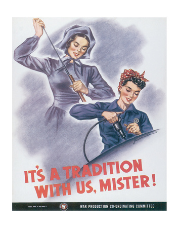 It's A Tradition With Us, Mister! by J. Howard Miller Pricing Limited Edition Print image