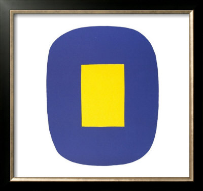 Jaune Sur Bleu, 1965 by Ellsworth Kelly Pricing Limited Edition Print image