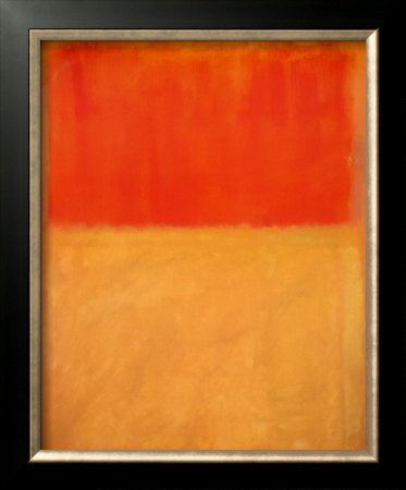 Twentieth Century Art Masterpieces -Mark Rothko - Orange And Tan by Mark Rothko Pricing Limited Edition Print image