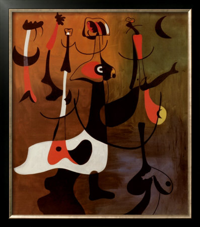 Personnages Rythmiques, 1934 by Joan Miro Pricing Limited Edition Print image