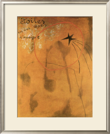 Etoiles D'escargot, 1925 by Joan Miro Pricing Limited Edition Print image
