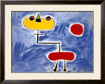 Figur Vor Roter Sonne by Joan Miró Pricing Limited Edition Print image