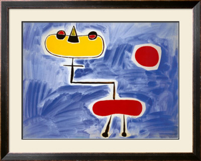Figur Vor Roter Sonne by Joan Miro Pricing Limited Edition Print image