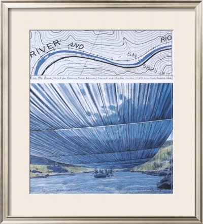 Over The River X: Project For Arkansas River by Christo Pricing Limited Edition Print image