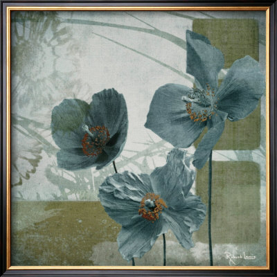 Cerulean Poppies Ii by Robert Lacie Pricing Limited Edition Print image