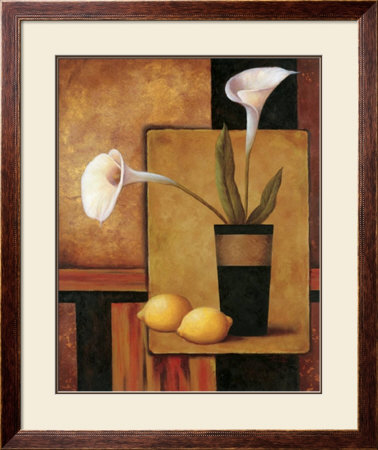 Cala Lilly And Lemons by T. C. Chiu Pricing Limited Edition Print image
