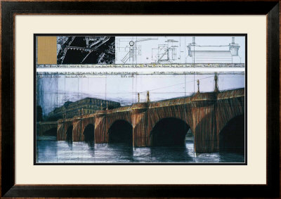 Le Pont Neuf Wrapped I by Christo Pricing Limited Edition Print image