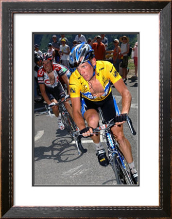 Lance Armstrong And Ivan Basso, 2005 by Graham Watson Pricing Limited Edition Print image
