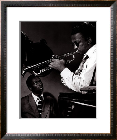 Howard Mcghee And Miles Davis by William P. Gottlieb Pricing Limited Edition Print image