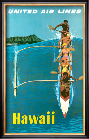 United Airlines, Outrigger by Stan Galli Pricing Limited Edition Print image