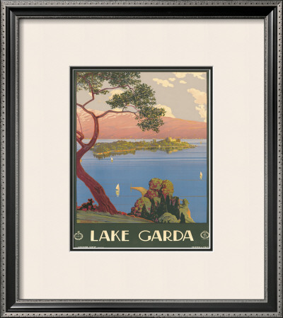 Lake Garda, Italy, C.1930 by Severino Tremator Pricing Limited Edition Print image