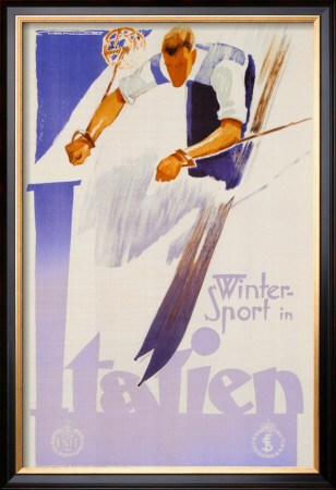 Winter Sports In Italien by Franz Lenhart Pricing Limited Edition Print image