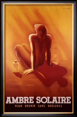 Ambre Solaire by Charles Loupot Pricing Limited Edition Print image