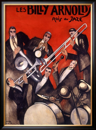 Billy Arnold Jazz Band Music by Paul Colin Pricing Limited Edition Print image