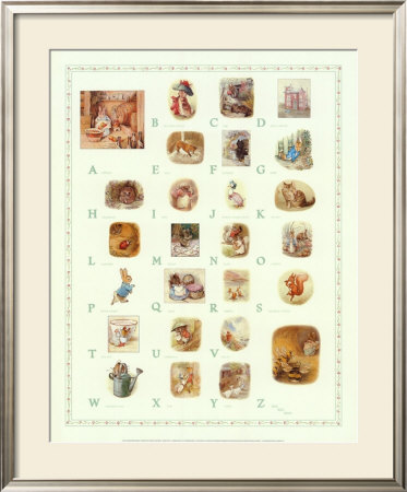 Petter Rabbit Alphabet by Beatrix Potter Pricing Limited Edition Print image