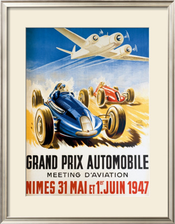 Grand Prix Automobile Nimes by Geo Ham Pricing Limited Edition Print image