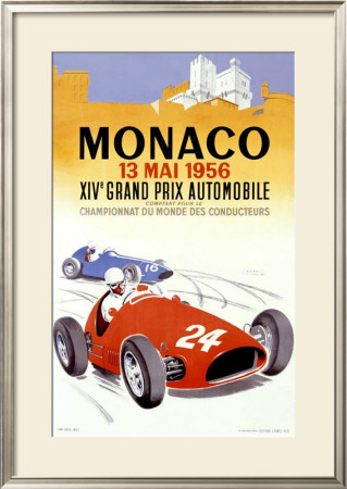 Monaco Grand Prix, 1956 by J. Ramel Pricing Limited Edition Print image