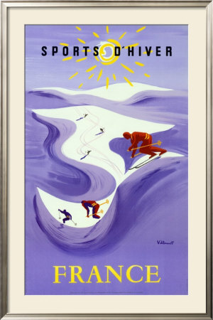 Sports D'hiver by Bernard Villemot Pricing Limited Edition Print image