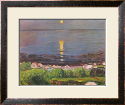 Summer Night At The Beach by Edvard Munch Pricing Limited Edition Print image