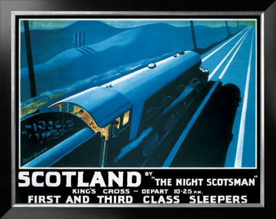 Lner, Scotland By The Night Scotsman, 1932 by Robert Bartlett Pricing Limited Edition Print image