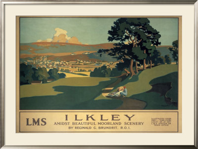 Ilkley, Lms, 1926 by Reginald G. Brundit Pricing Limited Edition Print image
