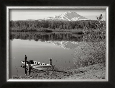 Row Boat, Mt. Adams Lake, Washington by Ray Atkeson Pricing Limited Edition Print image