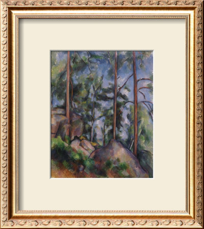 Pines And Rocks, C.1897 by Paul Cézanne Pricing Limited Edition Print image