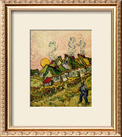 House And Figure, C.1890 by Vincent Van Gogh Pricing Limited Edition Print image