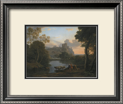 View Of Tivoli At Sunset, C.1644 by Claude Lorrain Pricing Limited Edition Print image