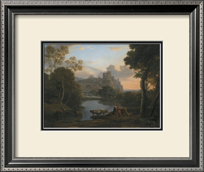 View Of Tivoli At Sunset, C.1644 by Claude Lorrain Pricing Limited Edition Print image
