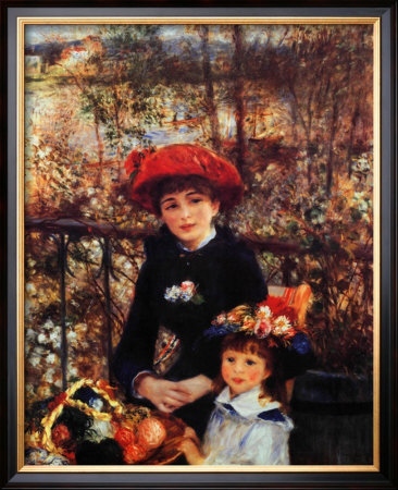 Two Sisters On The Terrace by Pierre-Auguste Renoir Pricing Limited Edition Print image