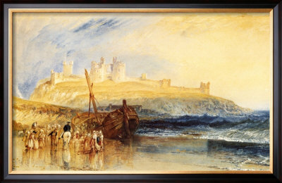 Dunstanborough Castle, North by William Turner Pricing Limited Edition Print image
