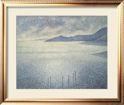 A Coastal Scene, C.1892 by Theo Van Rysselberghe Pricing Limited Edition Print image