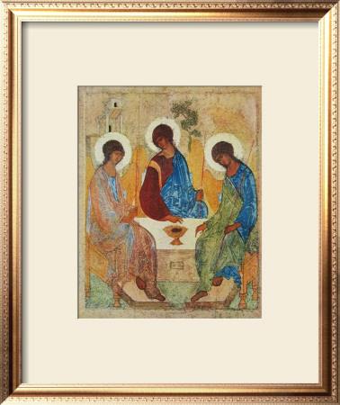 The Holy Trinity by Andrei Rublev Pricing Limited Edition Print image
