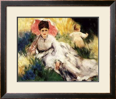 Woman With A Parasol by Pierre-Auguste Renoir Pricing Limited Edition Print image