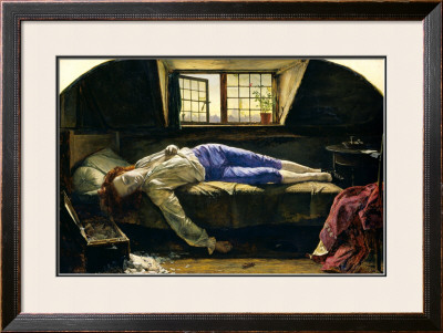 The Death Of Chatterton by Henry Wallis Pricing Limited Edition Print image