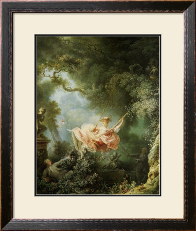 Les Hasards Heureux De L'escarpolette, C.1967 by Jean-Honoré Fragonard Pricing Limited Edition Print image