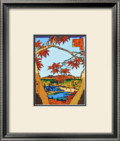 Red Leaves At Mama by Hiroshige Ii Pricing Limited Edition Print image