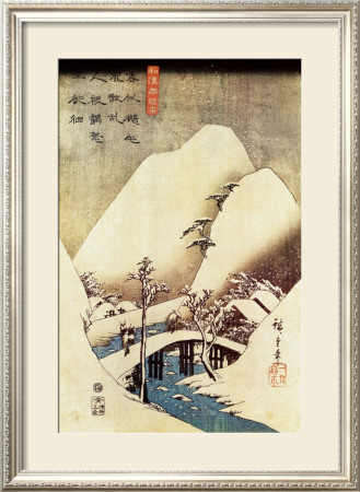Snowy Landscape by Ando Hiroshige Pricing Limited Edition Print image