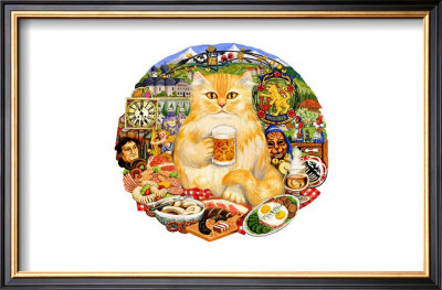 German Cat by Gale Pitt Pricing Limited Edition Print image